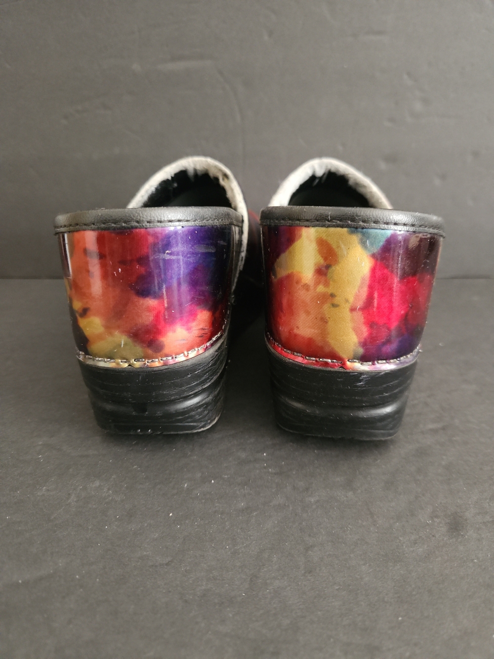 Dansko Professional Clogs Size 39 Watercolor Splash Nursing US 8.5-9 - Picture 6 of 8